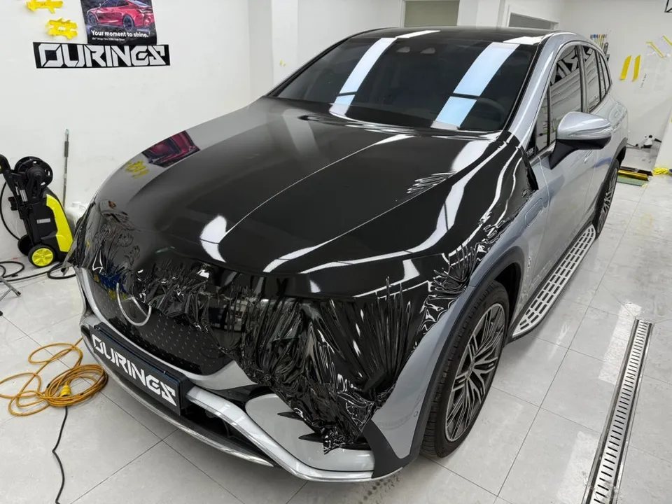 Mercedes-Benz EQEのカーラッピング事例｜費用目安・仕上がり 施工写真 1-3