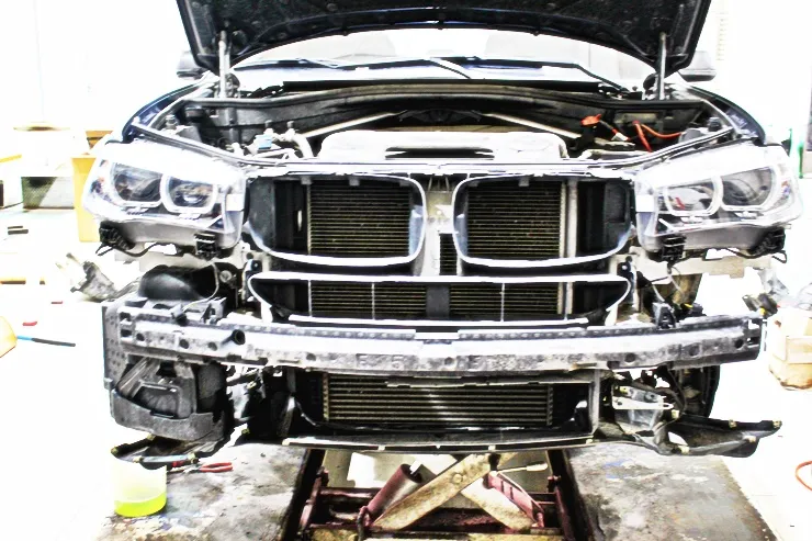 BMW X6 body kit - BMW X6 Body Kit Conversion: Accident Repair with Insurance photo 6