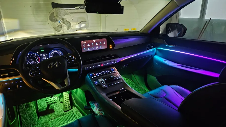 Hyundai Palisade ambient lighting - Hyundai Palisade Ambient Lighting Review: Custom Interior LEDs photo 3