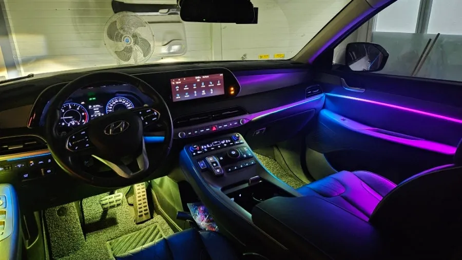 Hyundai Palisade ambient lighting - Hyundai Palisade Ambient Lighting Review: Custom Interior LEDs photo 4