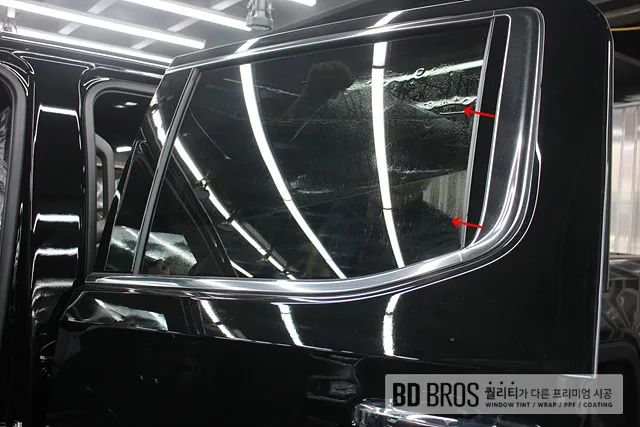GMC Sierraのカーフィルム施工事例|熱遮断効果と費用目安 施工写真 2-3