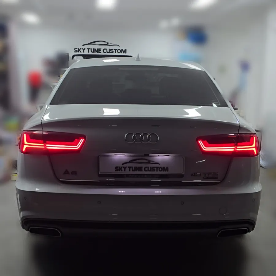 Audi A6 C7 ambient lighting - Audi A6 C7 Ambient Lighting Upgrade: Red Color Conversion photo 2