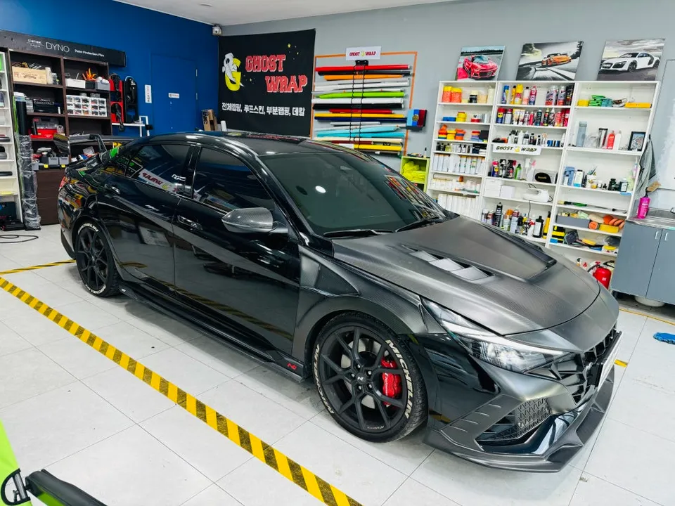 Hyundai Elantra N vinyl wrap - Hyundai Elantra N Vinyl Wrap Review — Cost & Results photo 3