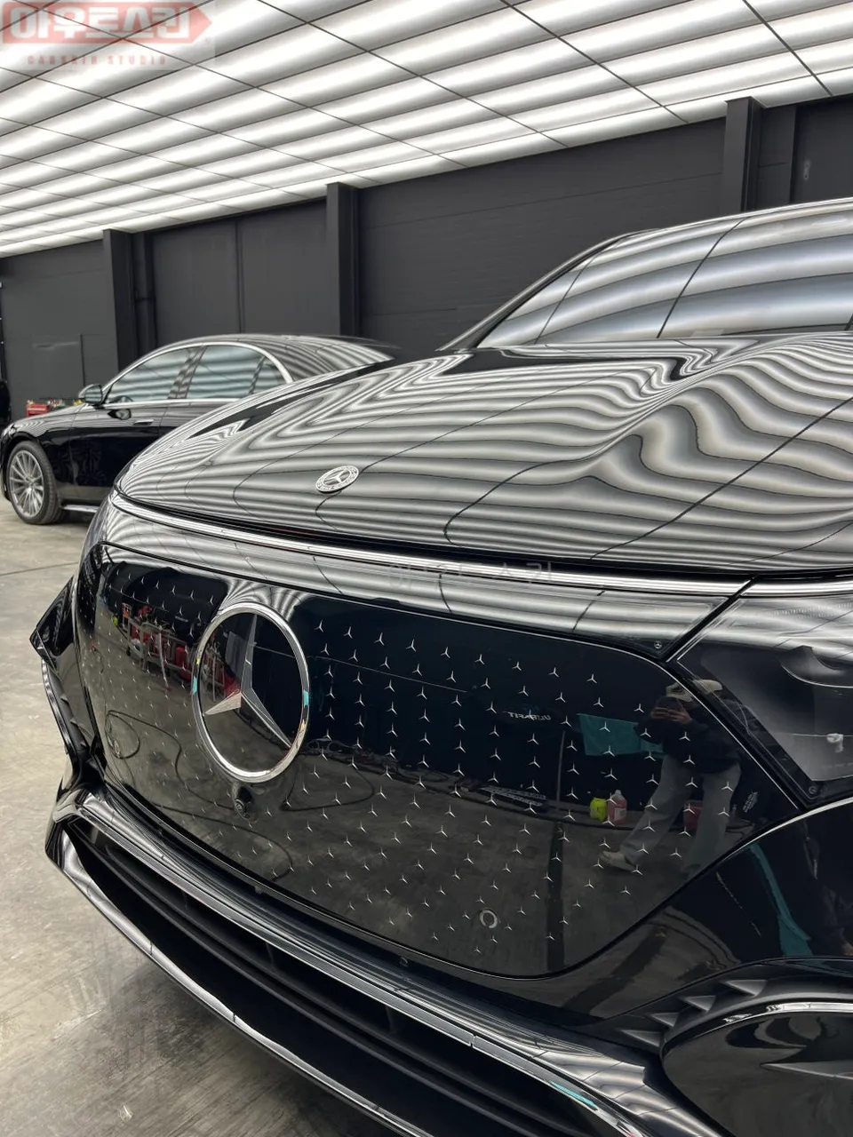 Mercedes-Benz EQS PPF施工事例：費用目安と仕上がり 施工写真 3-2