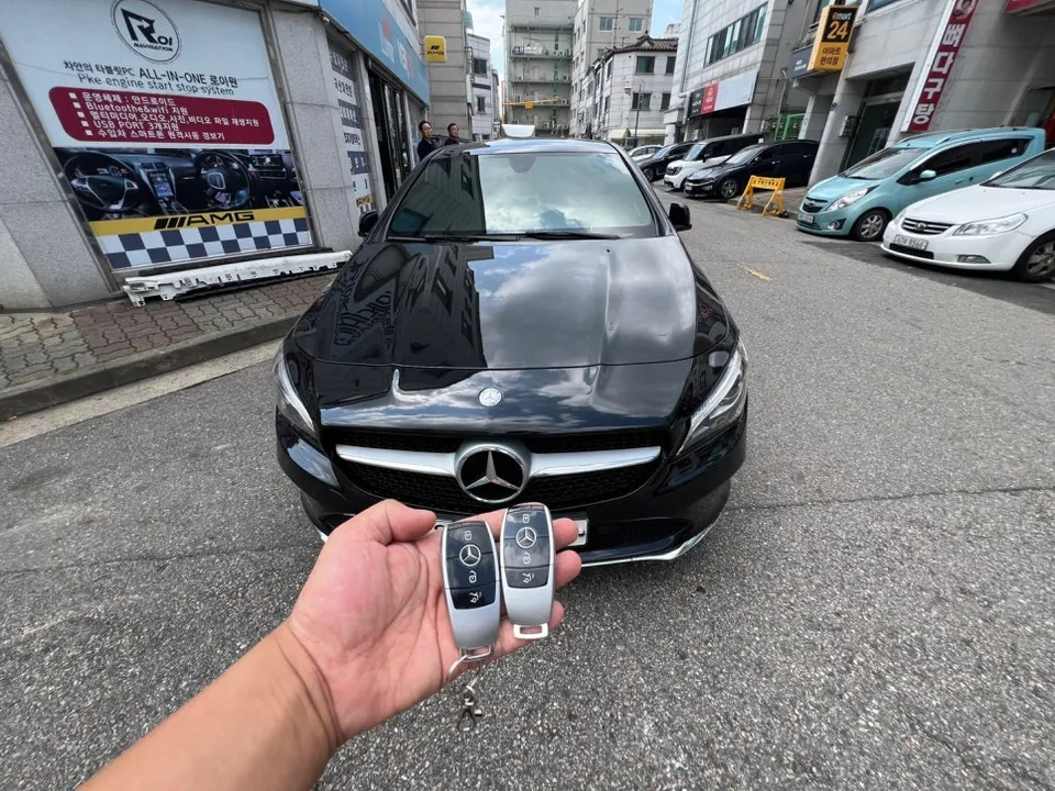 Mercedes-Benz CLA 250 oem options installation result