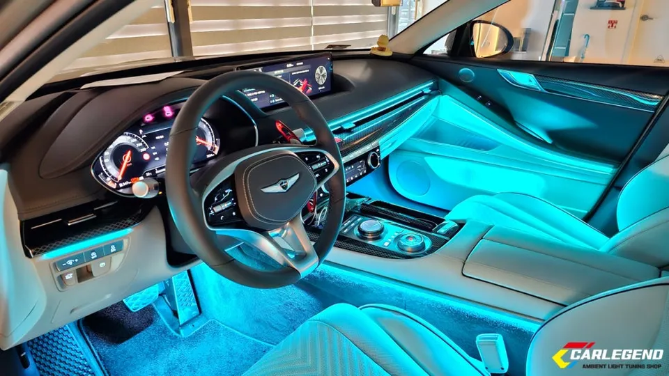 Genesis G80 RG3 ambient lighting - Genesis G80 Ambient Lighting Upgrade Review photo 6
