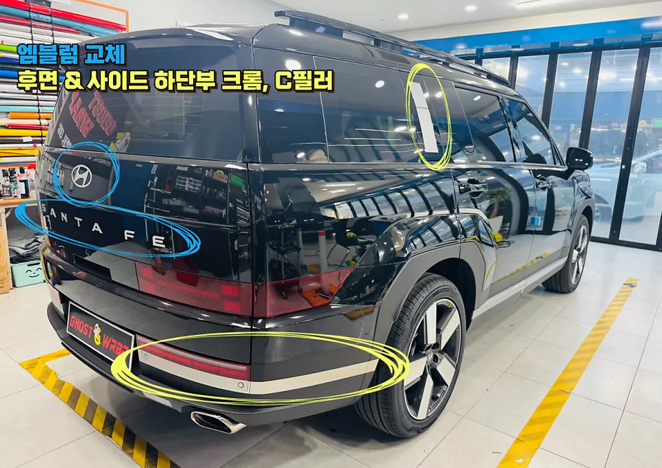 Hyundai Santa Fe MX5 vinyl wrap - Hyundai Santa Fe MX5 Vinyl Wrap Review — All-Black Transformation photo 4