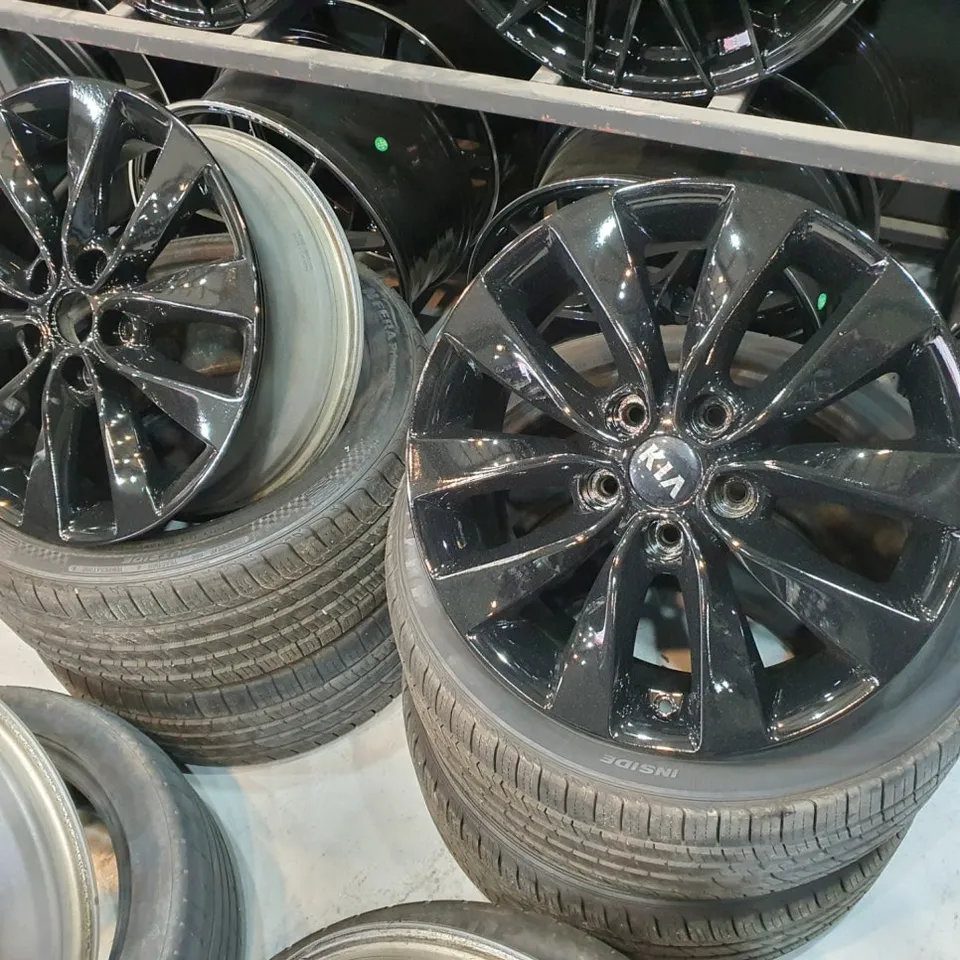 Kia K5 tires - Kia K5 Tire Replacement Review: Gloss Black Wheel Coating photo 3