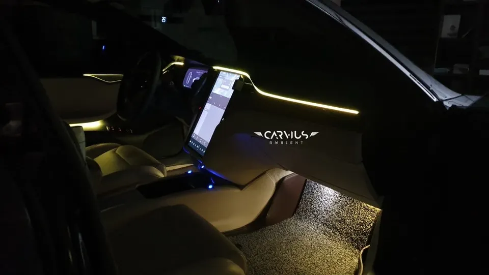 Tesla Model S other - Tesla Model S Ambient Lighting Service Review photo 5