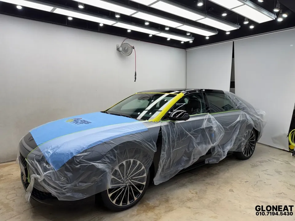 Hyundai The New Grandeurのカーフィルム施工事例｜費用目安・仕上がり 施工写真 5