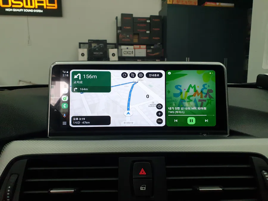 BMW 4 SeriesのAndroid Auto・CarPlay取付事例 施工写真 2-2