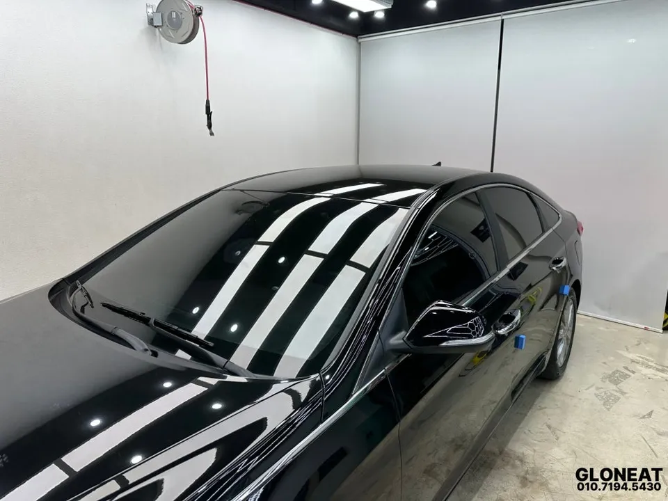 Hyundai Sonata LFのカーフィルム施工事例|費用目安・仕上がり 施工写真 1-1