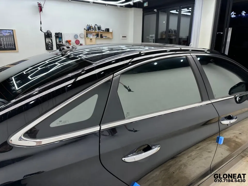 Hyundai Sonata LFのカーフィルム施工事例|費用目安・仕上がり 施工写真 3-2