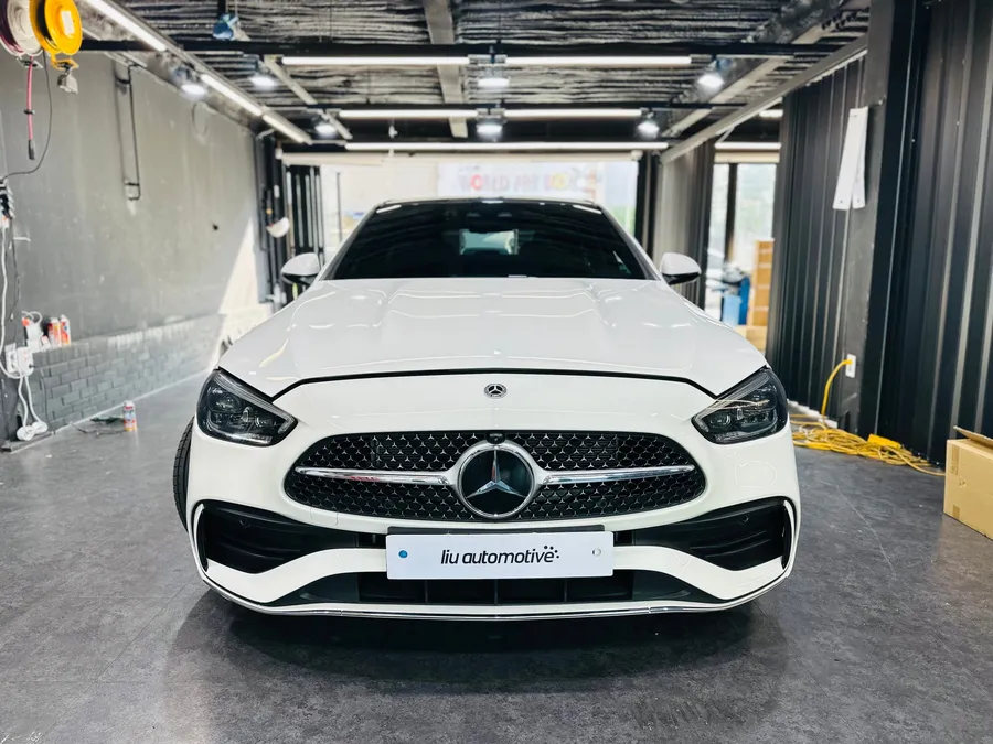 Mercedes-Benz CクラスのPPF施工事例｜費用目安と仕上がり 施工写真 2-1