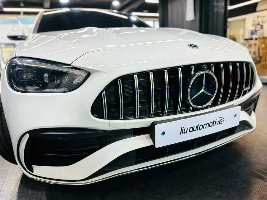 Mercedes-Benz CクラスのPPF施工事例｜費用目安と仕上がり 施工写真 2-2