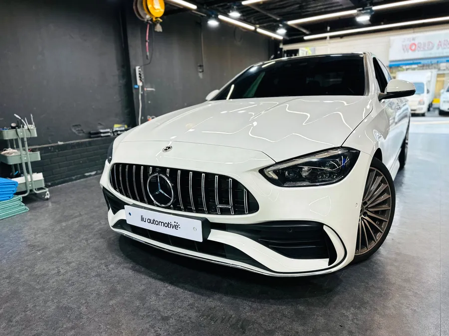 Mercedes-Benz CクラスのPPF施工事例｜費用目安と仕上がり 施工写真 3-2