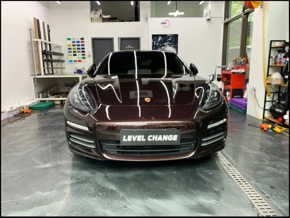 Porsche Panamera Vinyl Wrap Review — 3M Storm Gray Transformation photo 2