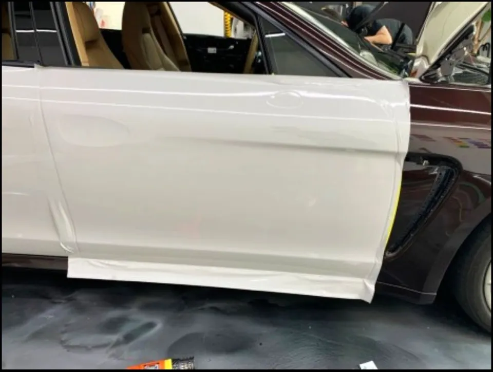 Porsche Panamera vinyl wrap - Porsche Panamera Vinyl Wrap Review — 3M Storm Gray Transformation photo 6