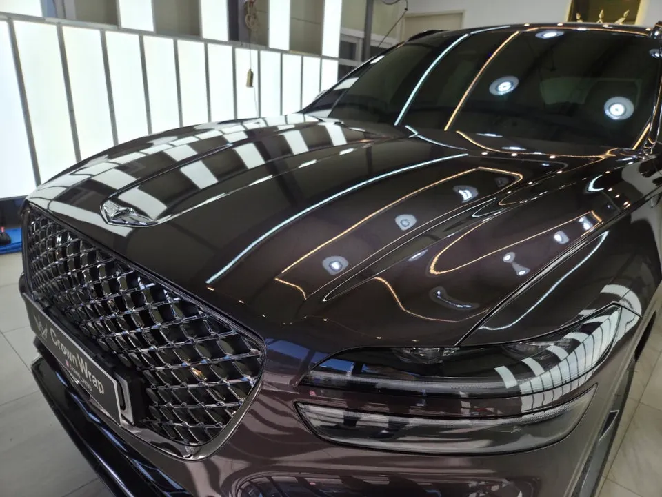 Genesis GV70 PPF施工事例｜費用目安と仕上がり 施工写真 1-3