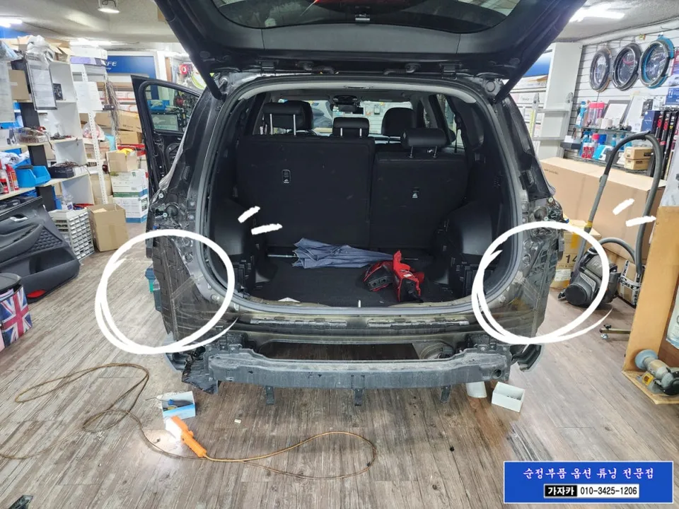 Hyundai Santa Fe TM oem options - Hyundai Santa Fe TM BSD Installation Review photo 4