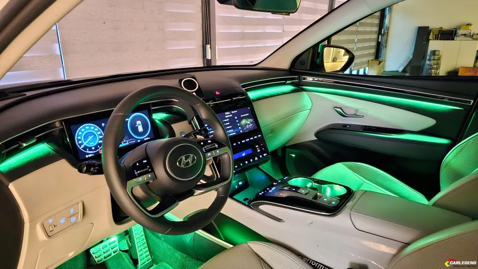 Hyundai Tucson NX4 ambient lighting - Hyundai Tucson NX4 Ambient Lighting Review: Cost & Results photo 4