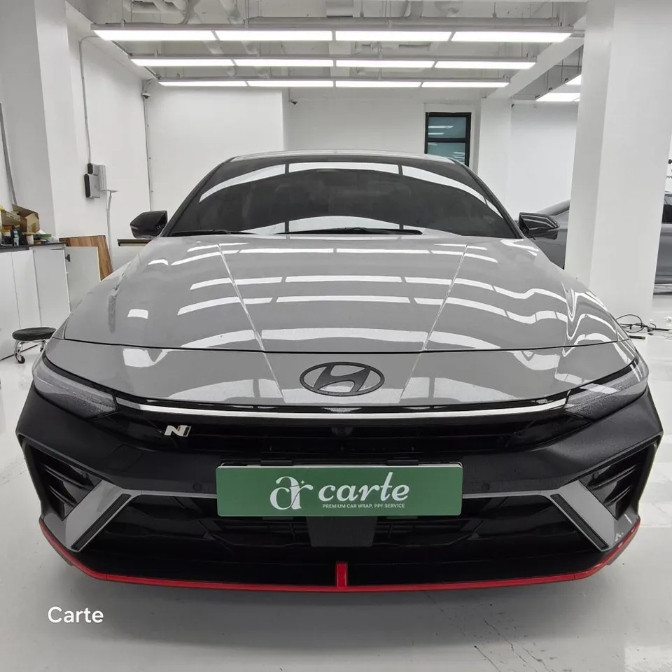 Hyundai Elantra Nのカーラッピング事例｜費用目安・仕上がり 写真