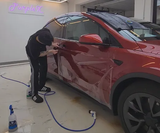 Tesla Model X PPF施工事例|費用目安と仕上がり 施工写真 2-2