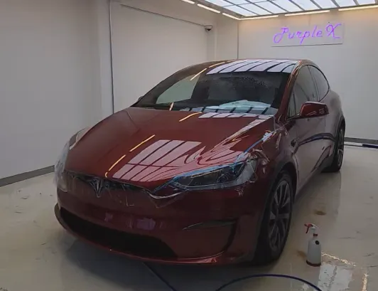 Tesla Model X PPF施工事例|費用目安と仕上がり 施工写真 3-2