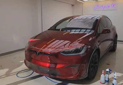 Tesla Model X PPF施工事例|費用目安と仕上がり 施工写真 2-3