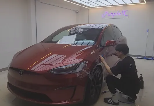 Tesla Model X PPF施工事例|費用目安と仕上がり 施工写真 3-3
