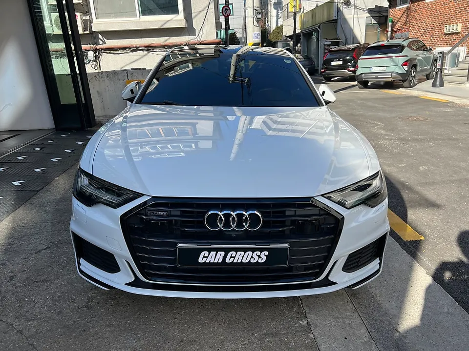 Audi A6のカーラッピング事例｜クローム除去とルーフブラックPPF 施工写真 2-2