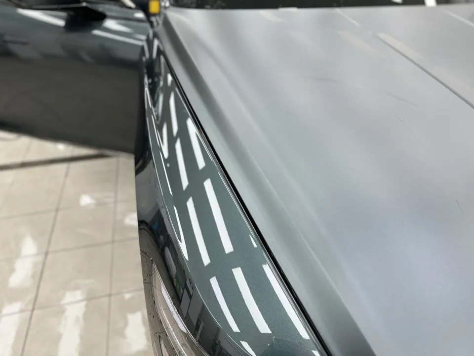 Genesis G80のPPF施工事例|無光フィルムの仕上がり 施工写真 3-3