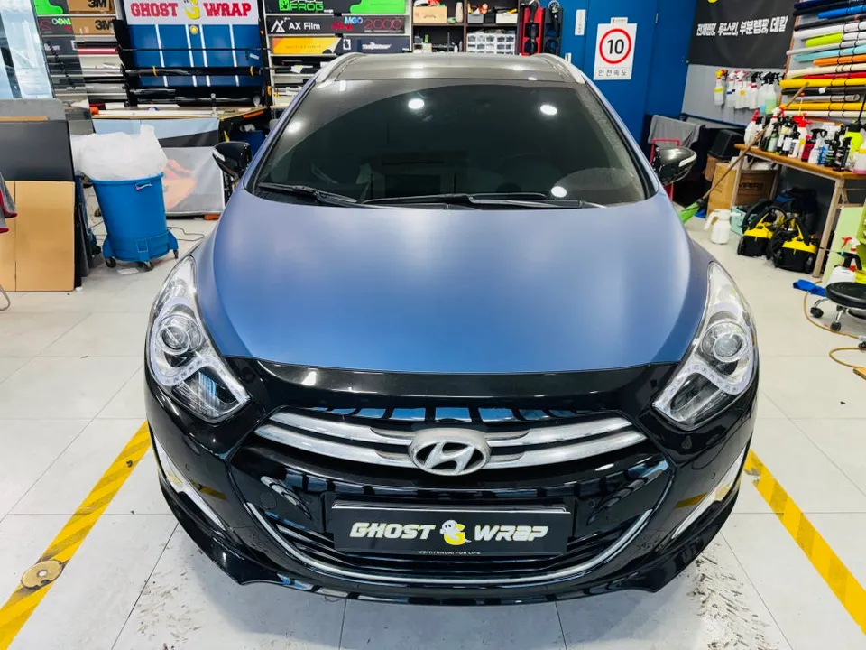 Hyundai i40のカーラッピング事例｜費用目安・仕上がり 施工写真 1-1