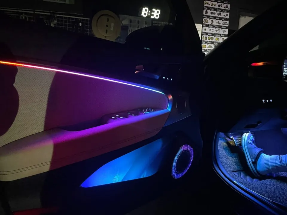 Genesis G70 ambient lighting - Genesis G70 Ambient Lighting Review - Enhanced Interior LED Mood photo 4
