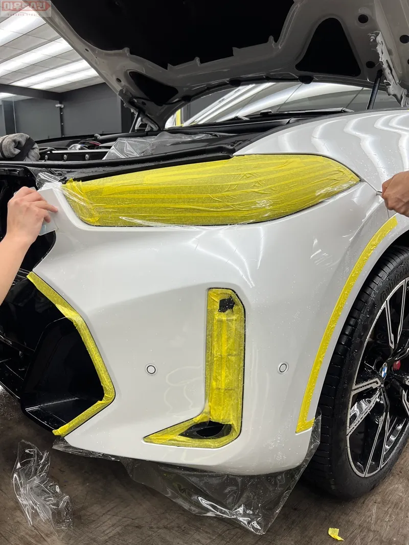 BMW X6のPPF施工事例｜韓国での実例紹介 施工写真 3-1