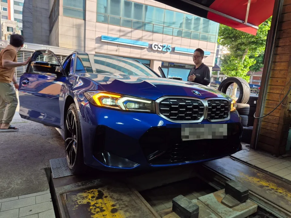 BMW 3시리즈 G20 tires installation result