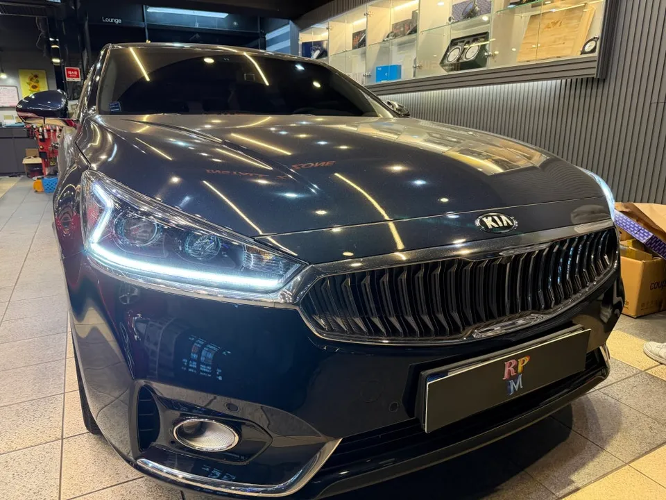 Kia K7 android head unit installation result