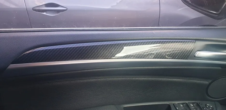 BMW X6 vinyl wrap - BMW X6 Carbon Vinyl Wrap Review — Premium Interior Transformation photo 6