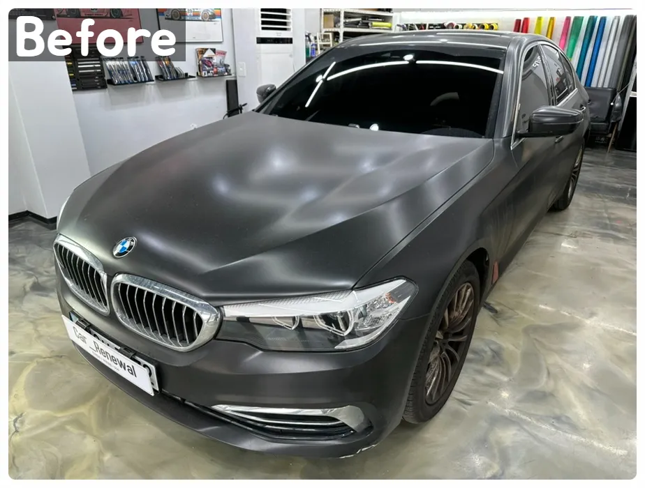 BMW 5 Series G30 vinyl wrap - BMW 5 Series G30 Vinyl Wrap Removal Review photo 4