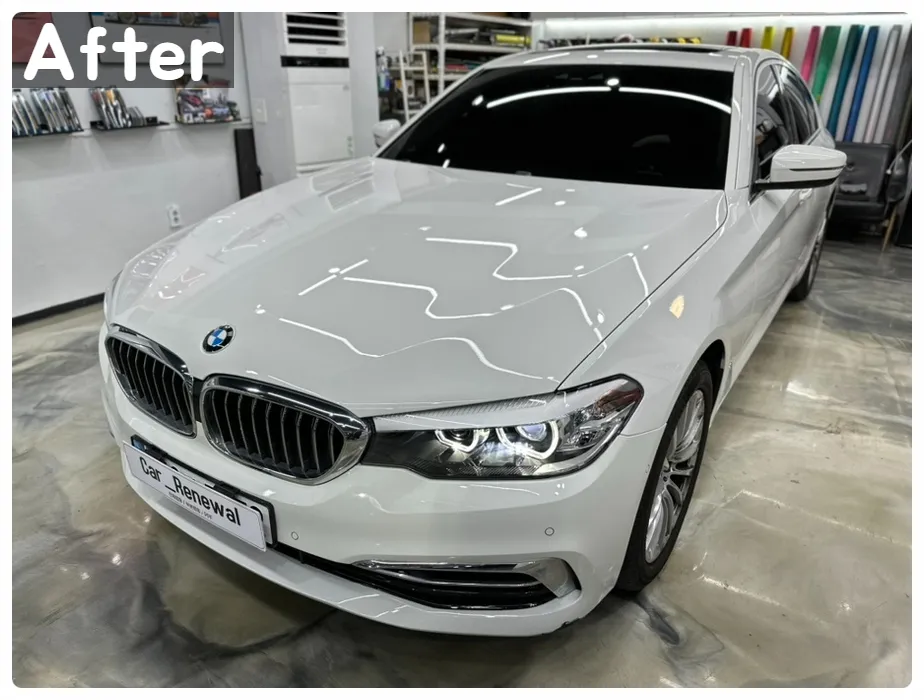 BMW 5 Series G30 vinyl wrap - BMW 5 Series G30 Vinyl Wrap Removal Review photo 5