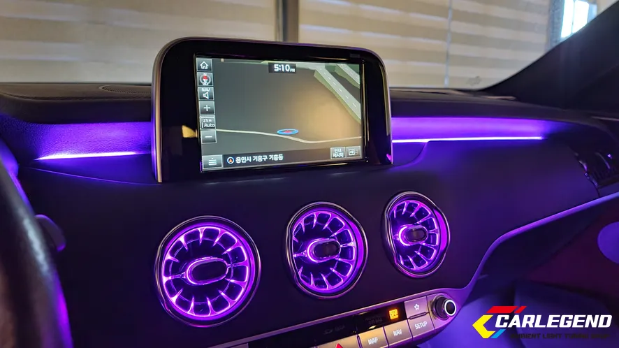 Kia Stinger ambient lighting - Kia Stinger Ambient Lighting Upgrade: Custom LED Mood Lighting photo 4