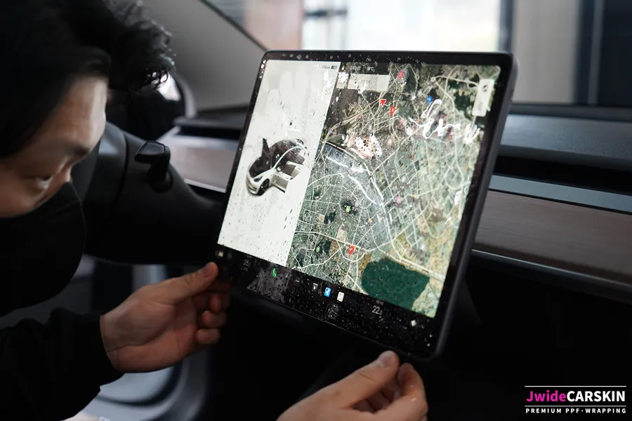 Tesla Model 3 PPF施工事例｜費用目安と仕上がり 施工写真 3-1