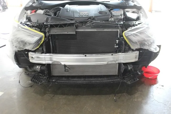 Audi A6 body kit - Audi A6 S6 Grille Upgrade & Mirror Cap Install photo 3