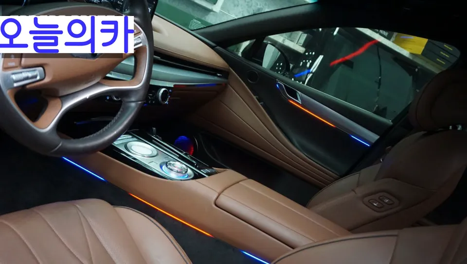 Genesis G80 ambient lighting - Genesis G80 Ambient Lighting Review — Enhanced Interior Customiza photo 4