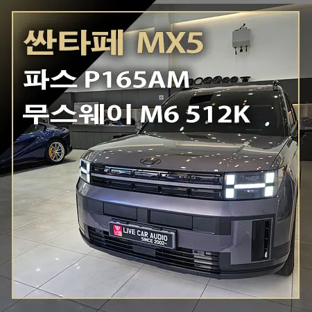 Hyundai Santa Fe MX5 car audio installation result