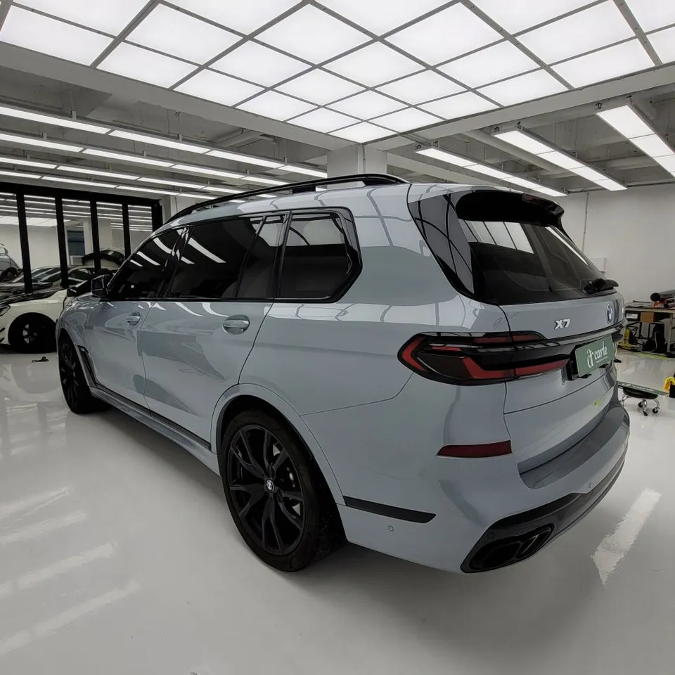 BMW X7 M60i PPF施工事例|マットブラックと部分PPF 施工写真 2-1