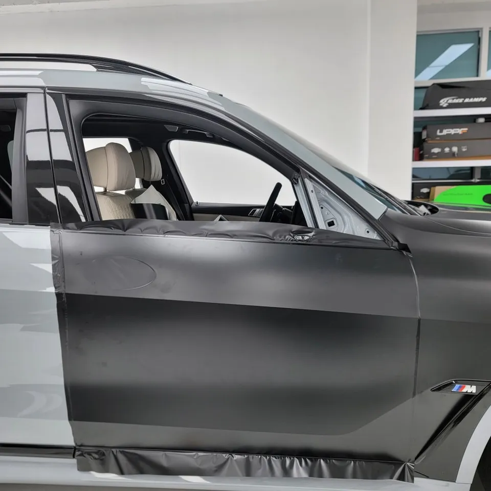 BMW X7 M60i PPF施工事例|マットブラックと部分PPF 施工写真 2-2