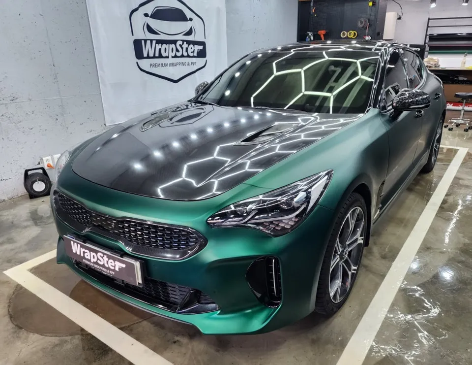 Kia Stinger Venom Green Vinyl Wrap Review — Stunning Transformati