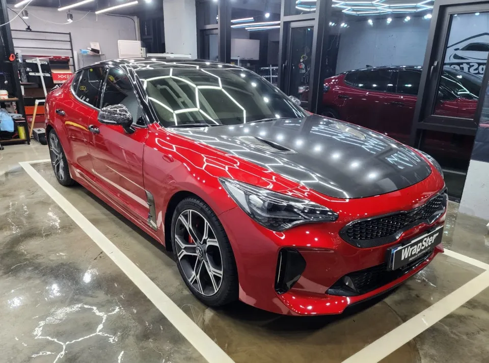 Kia Stinger vinyl wrap - Kia Stinger Venom Green Vinyl Wrap Review — Stunning Transformati photo 6