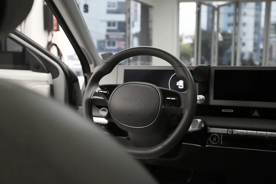 Hyundai IONIQ interior customization - Hyundai IONIQ Interior Customization Review: Alcantara Steering W photo 3